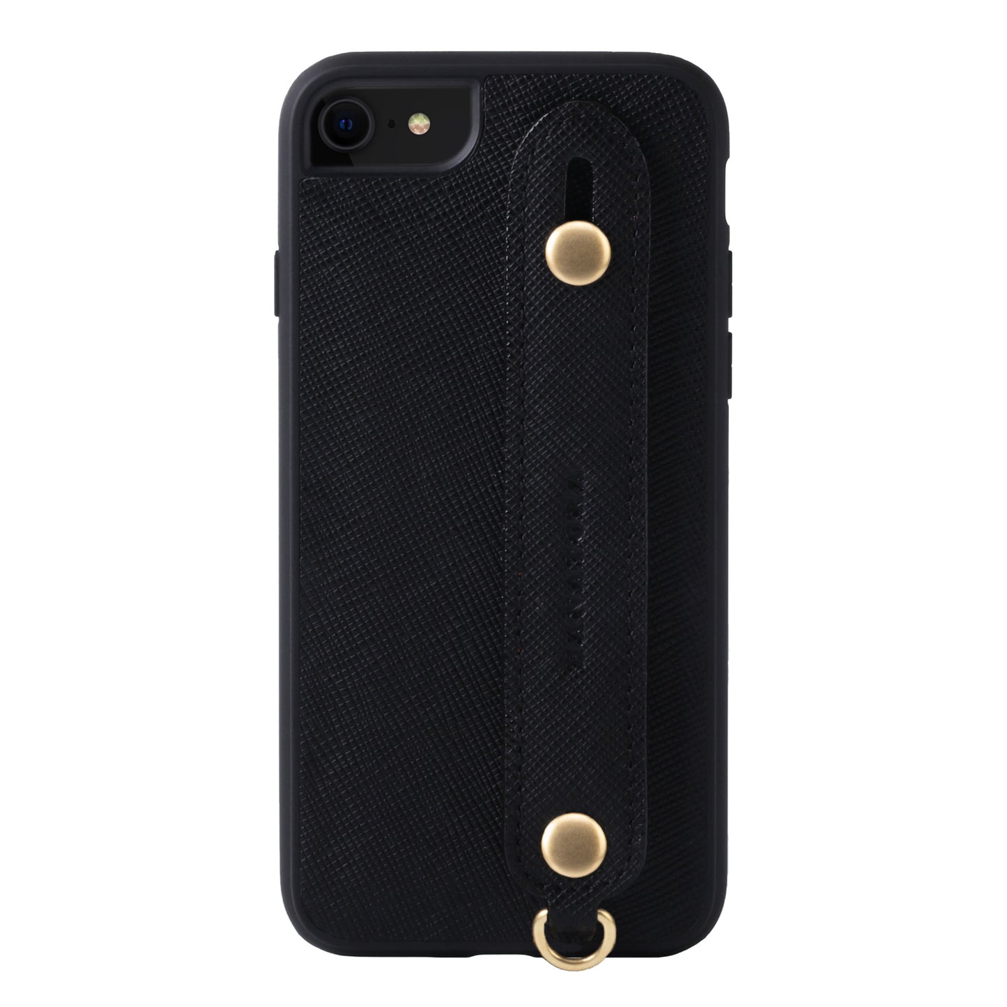 Italian saffiano leather iPhone case with back belt (XGH)