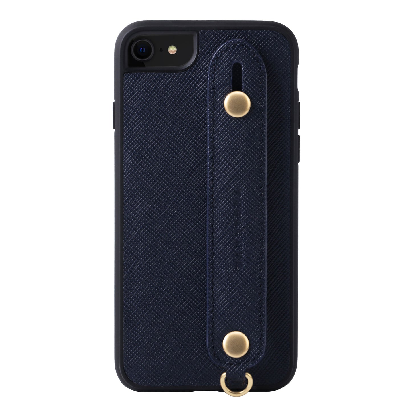 Italian saffiano leather iPhone case with back belt (XGH)