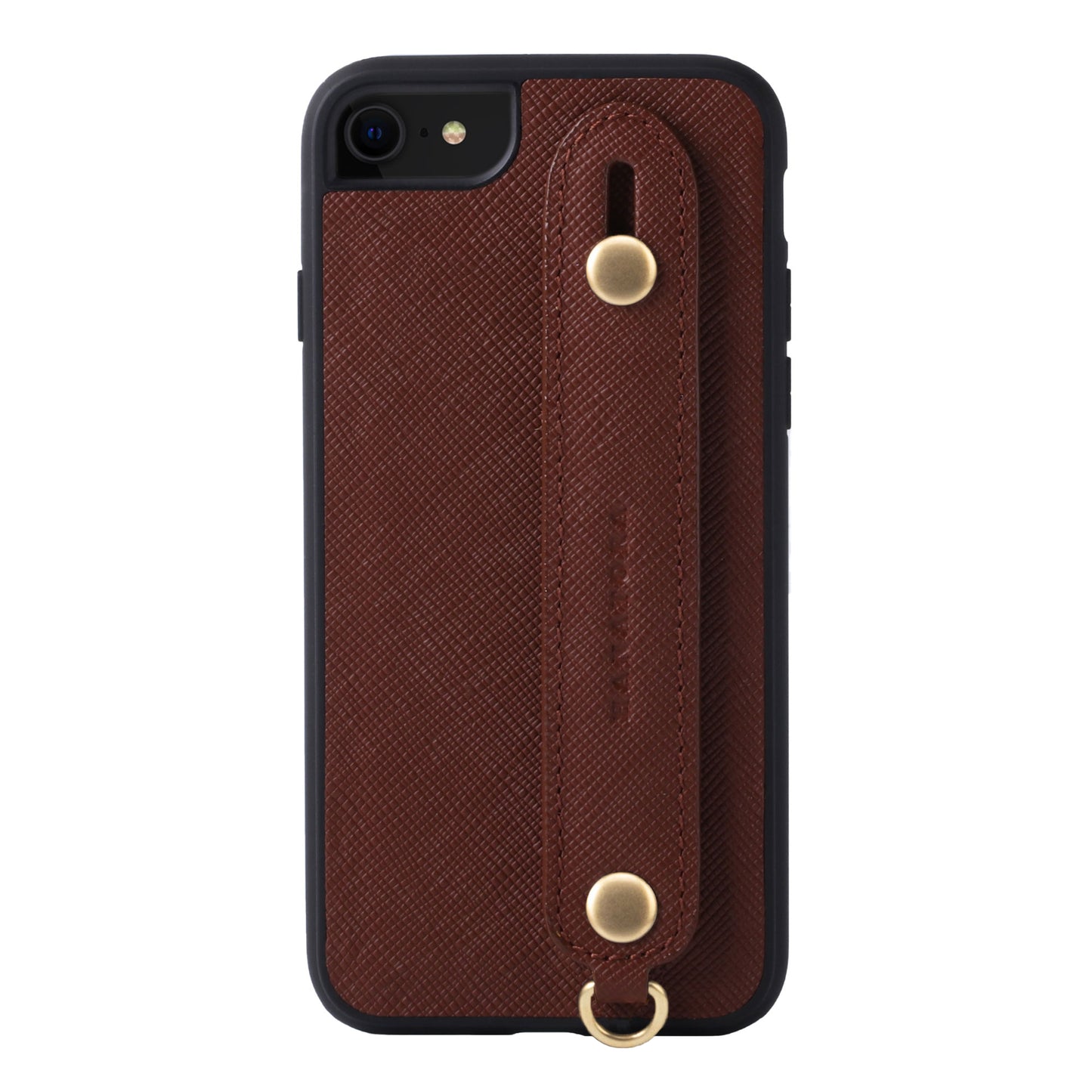 Italian saffiano leather iPhone case with back belt (XGH)