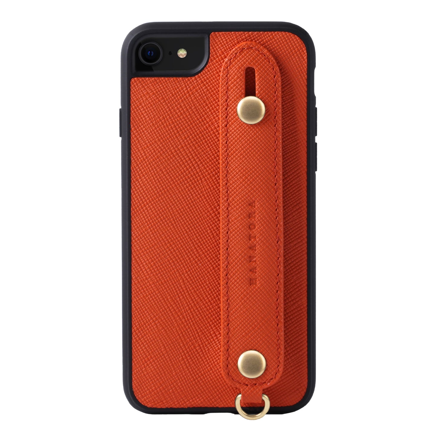 Italian saffiano leather iPhone case with back belt (XGH)