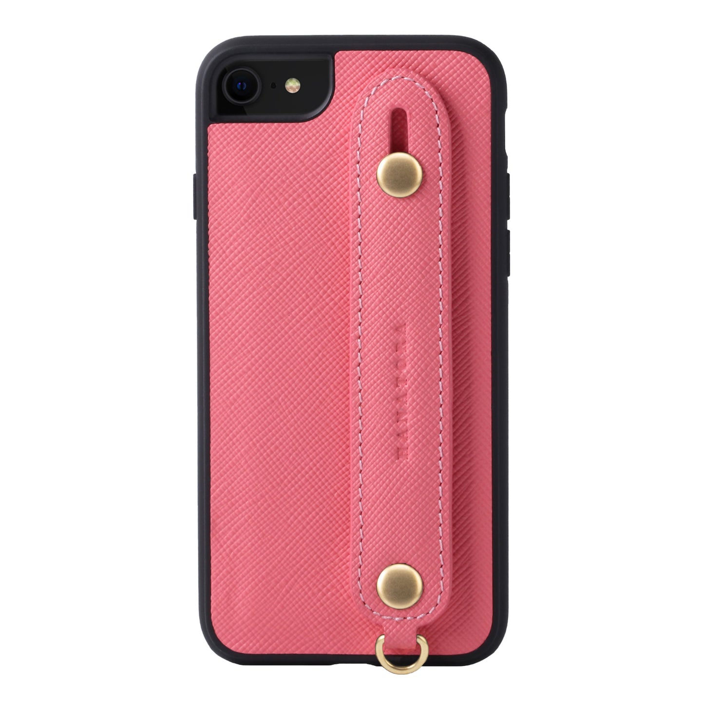 Italian saffiano leather iPhone case with back belt (XGH)