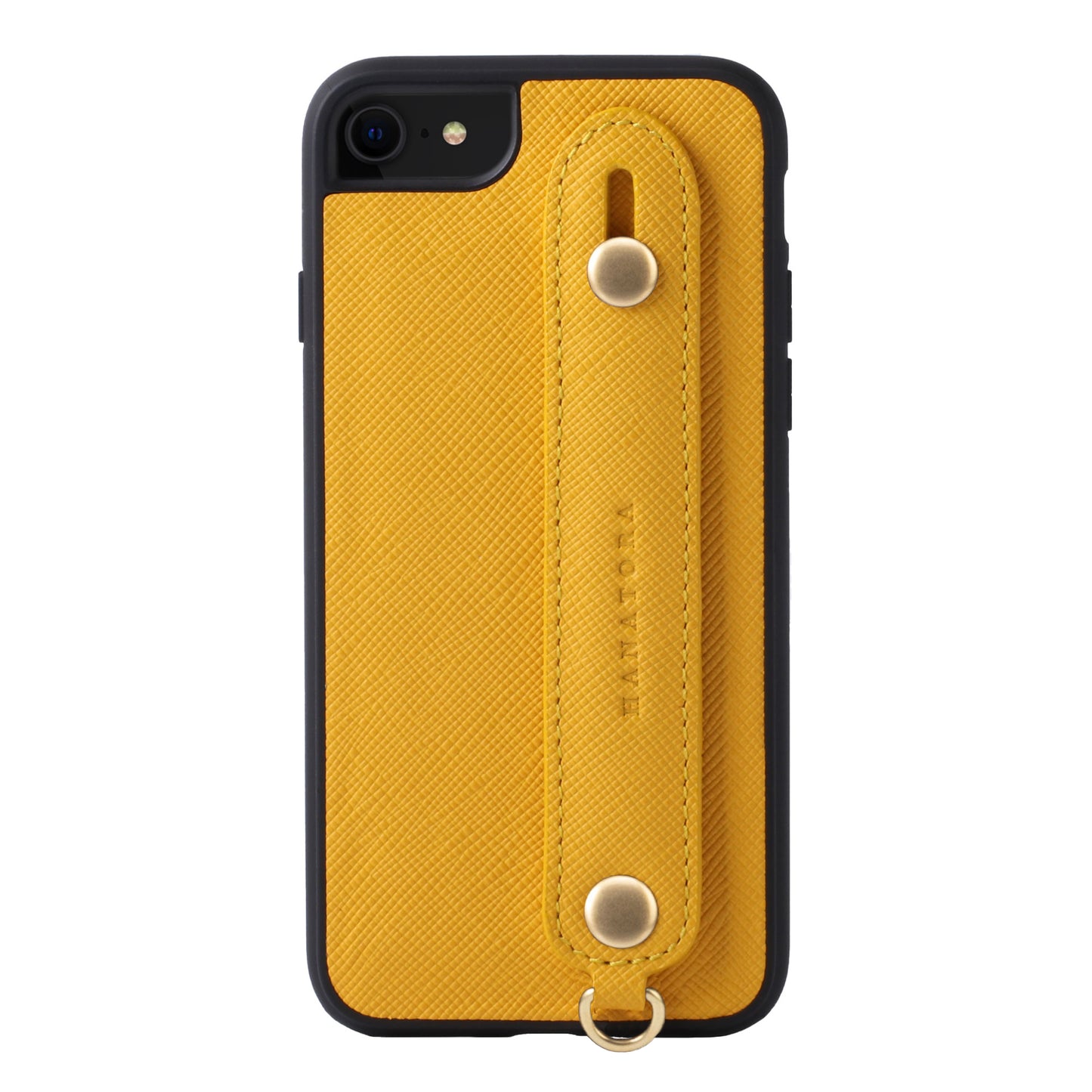 Italian saffiano leather iPhone case with back belt (XGH)