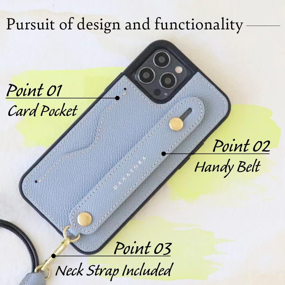 Genuine Leather iPhone case with back belt (NCGH)