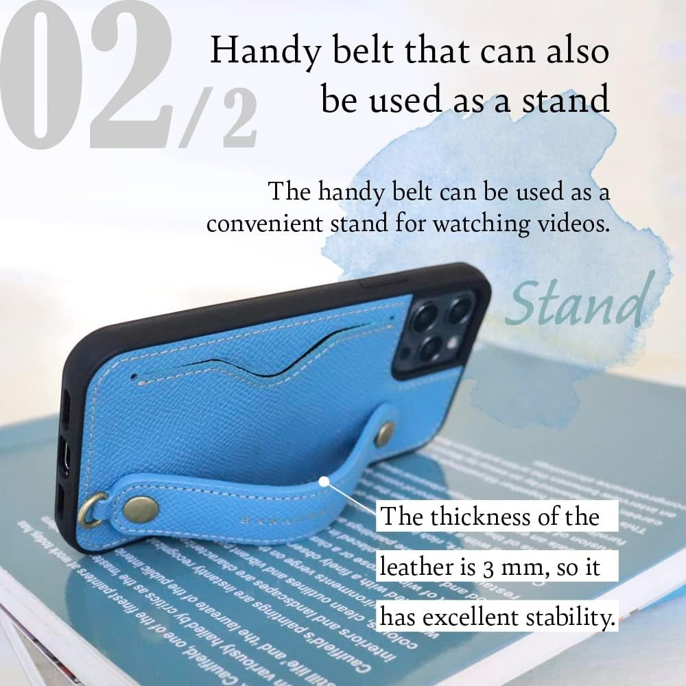 Genuine Leather iPhone case with back belt (NCGH)