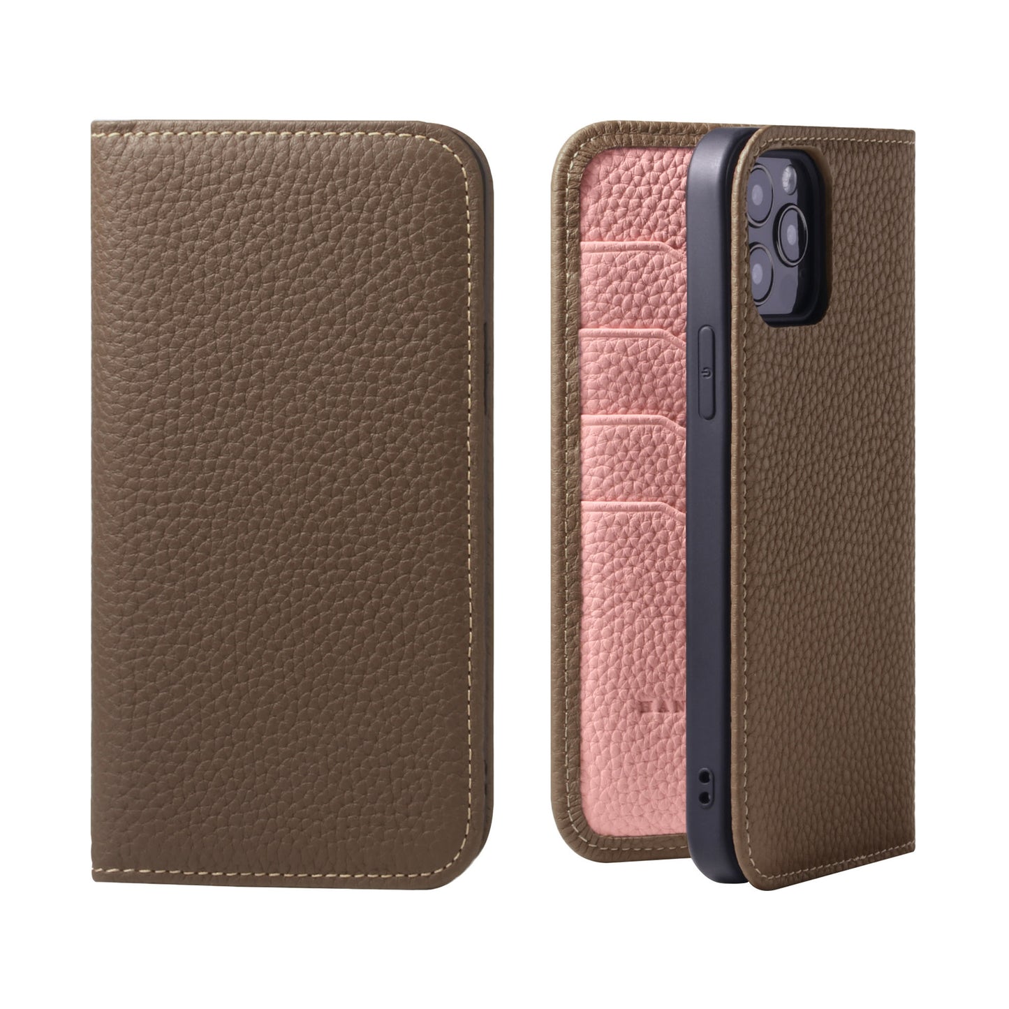 Genuine Leather Flip iPhone case with card holder (PH-X)